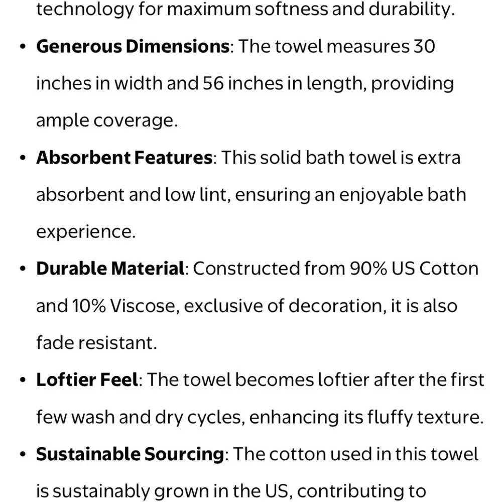 Bath towel Personalized Embroidered Luxurious logo Monogrammed New 30x54